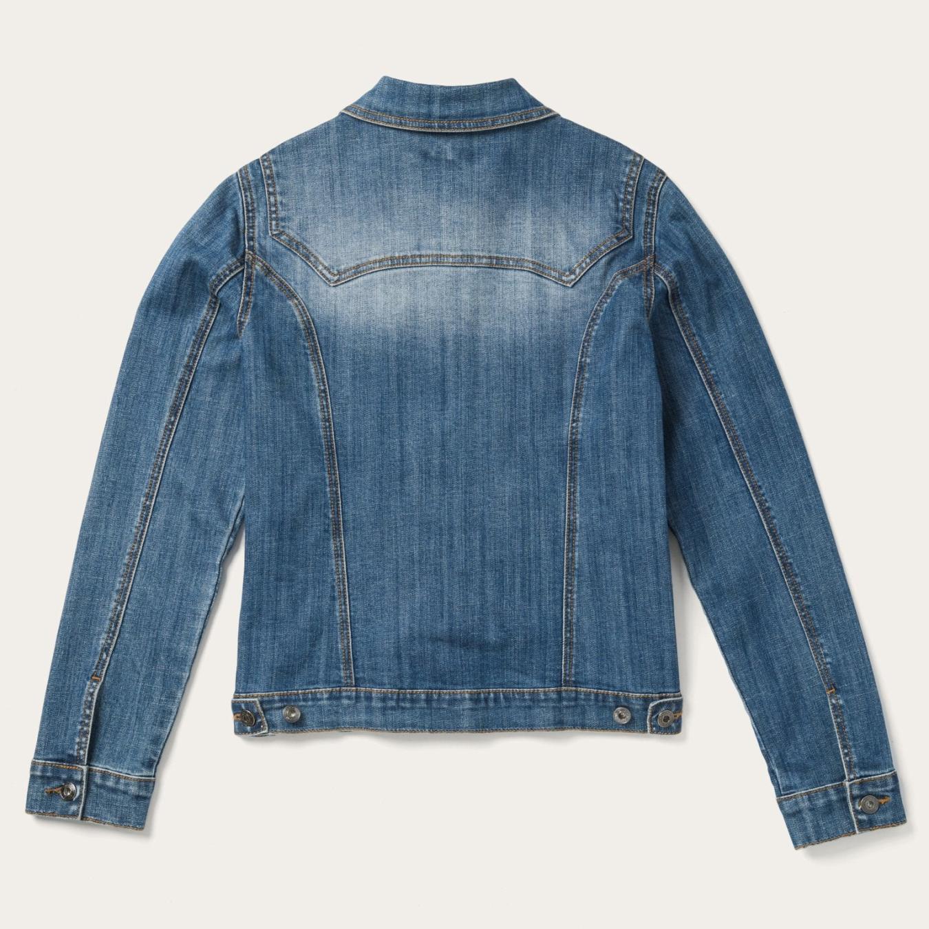 Women Jackets | Stetson Stetson Stretch Denim Jacket Blue