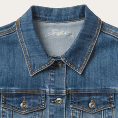 Women Jackets | Stetson Stetson Stretch Denim Jacket Blue