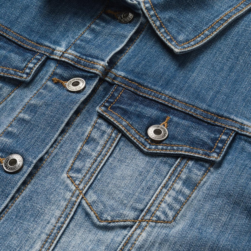 Women Jackets | Stetson Stetson Stretch Denim Jacket Blue