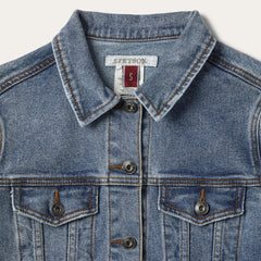 Women Jackets | Stetson Stretch Denim Jacket Blue