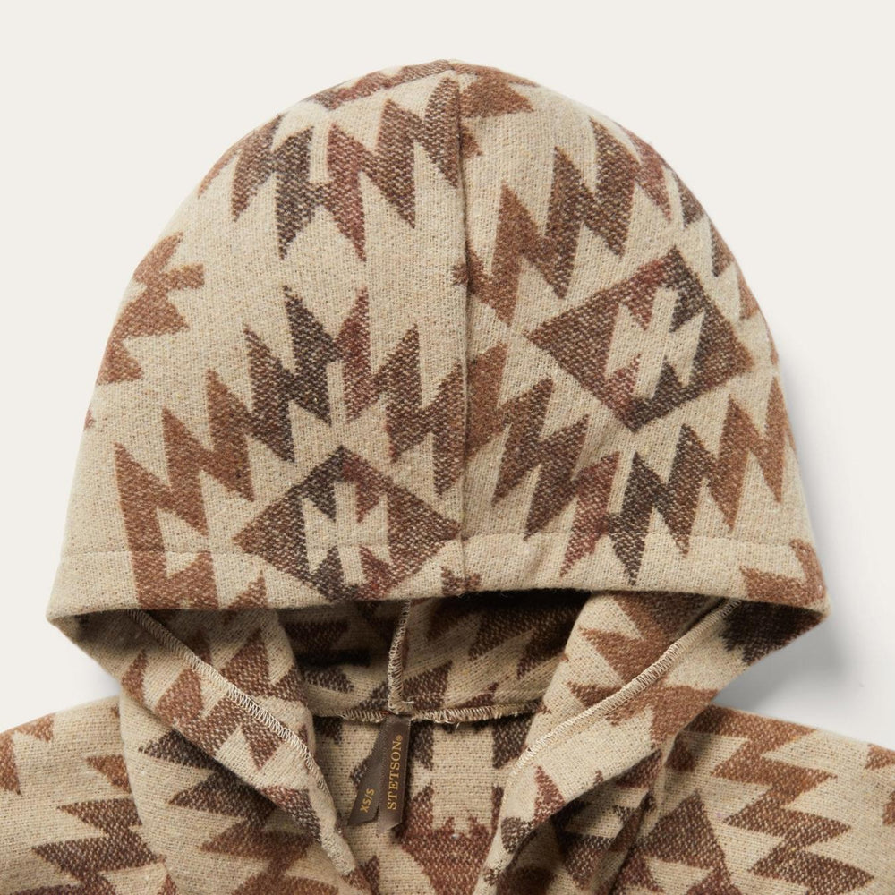 Women Jackets | Stetson Tan Aztec Poncho Brown