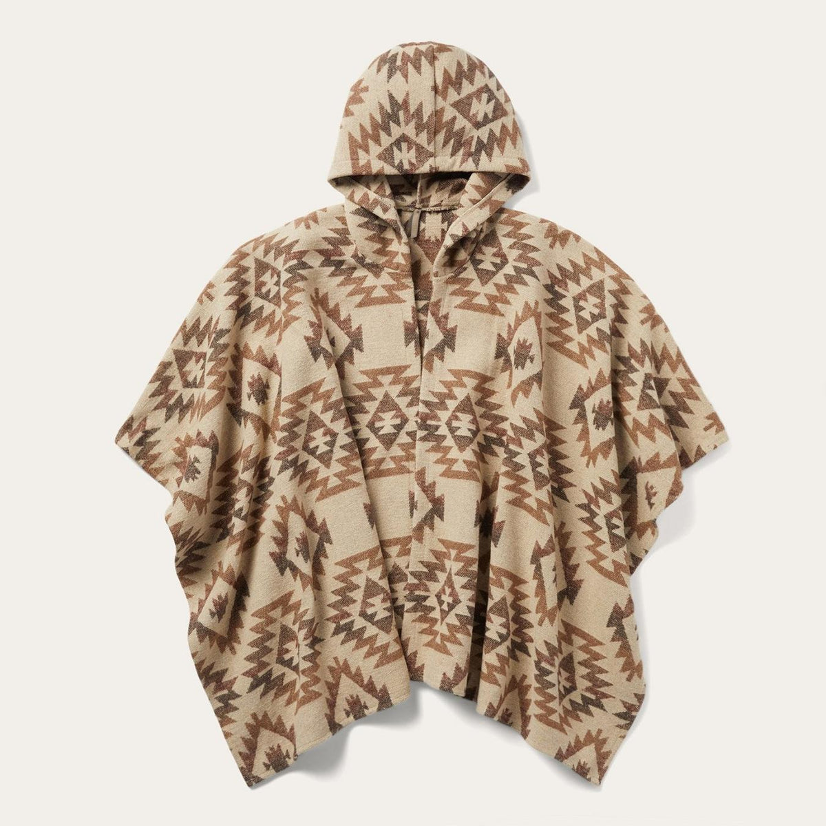Women Jackets | Stetson Tan Aztec Poncho Brown