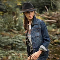 Women Jackets | Stetson Western Denim Jacket Blue