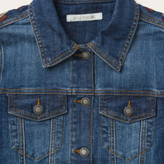 Women Jackets | Stetson Western Denim Jacket Blue