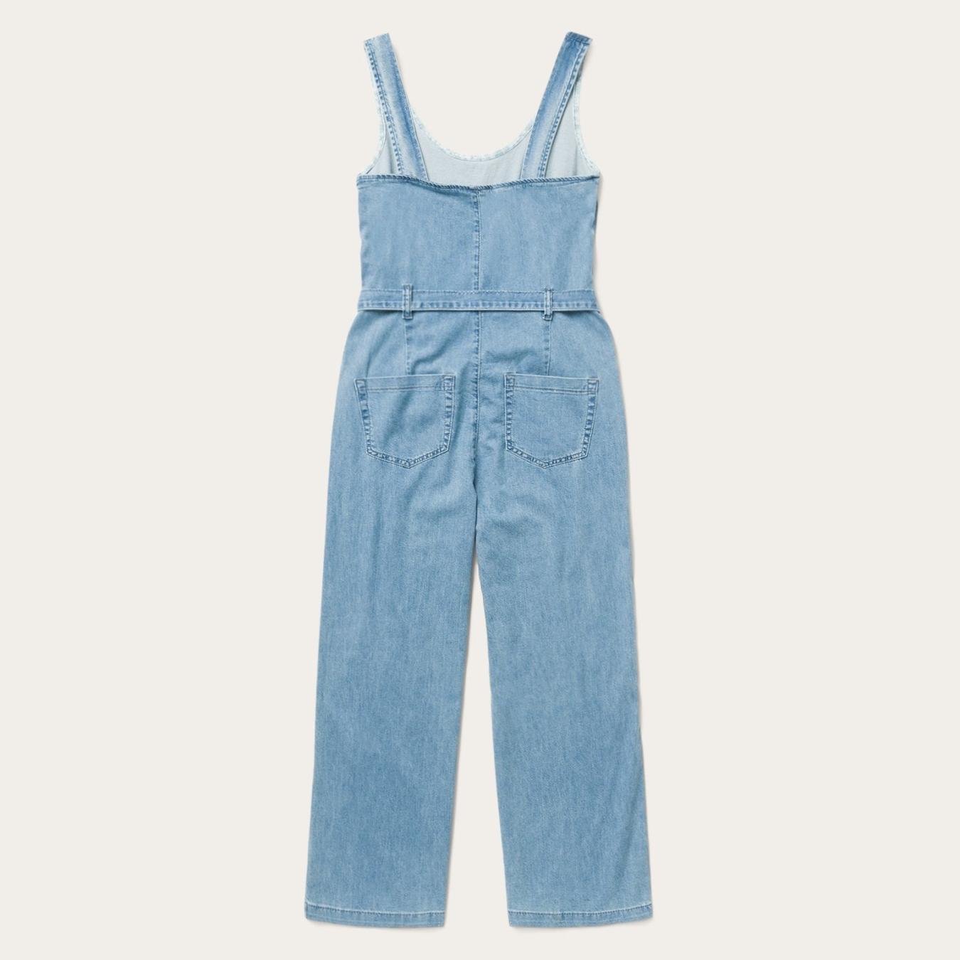 Women Jumpsuits | Stetson Lightweight Denim Jumper Blue