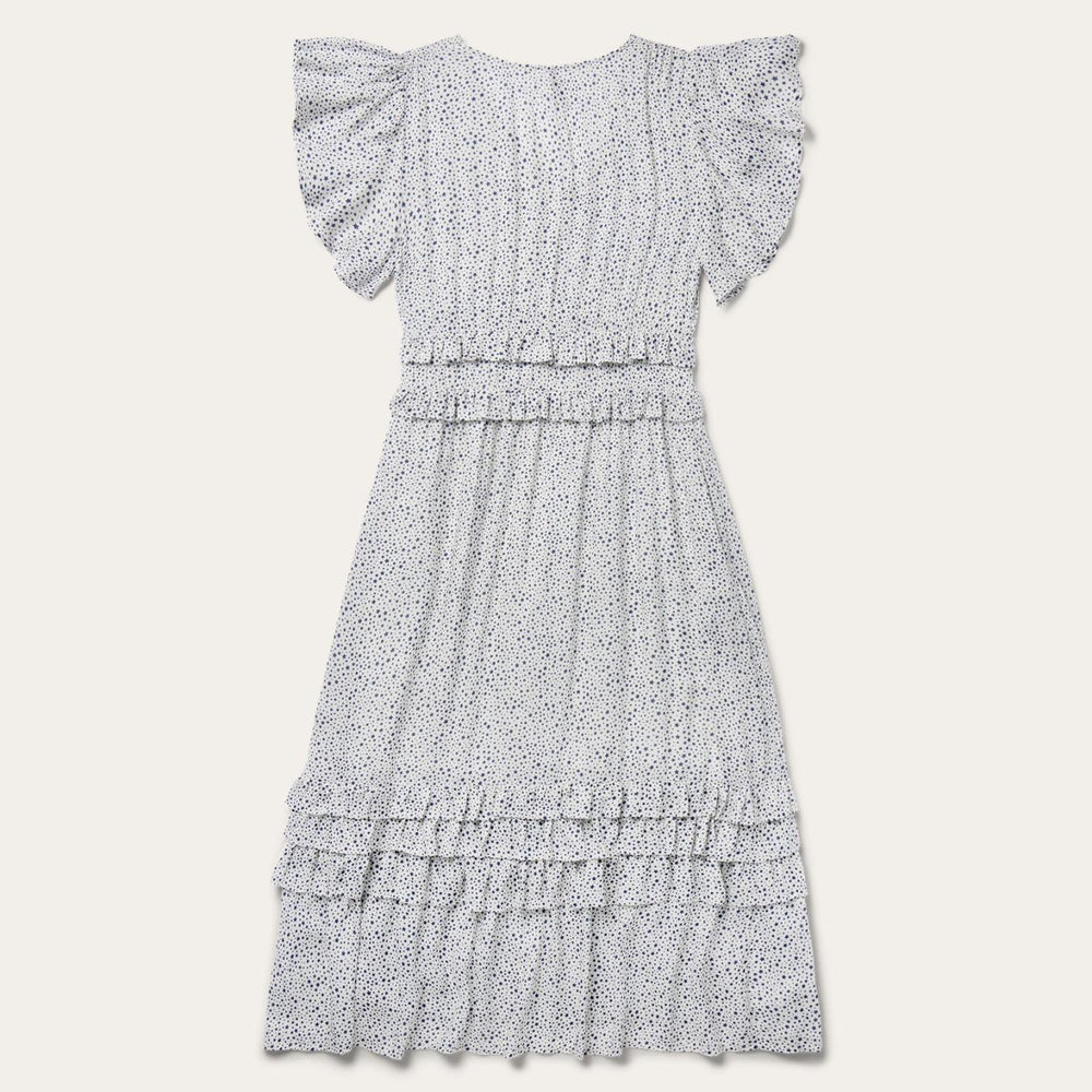 Women Midi | Stetson Stars Print Dress White