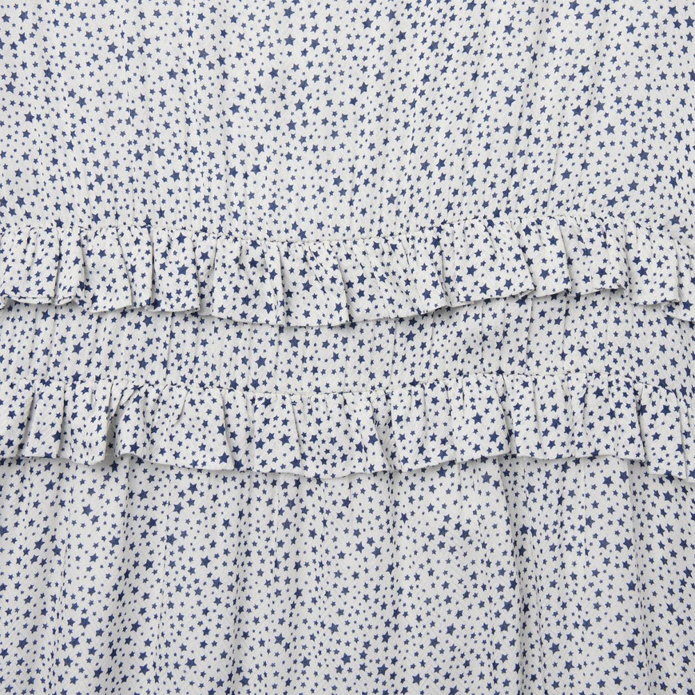 Women Midi | Stetson Stars Print Dress White