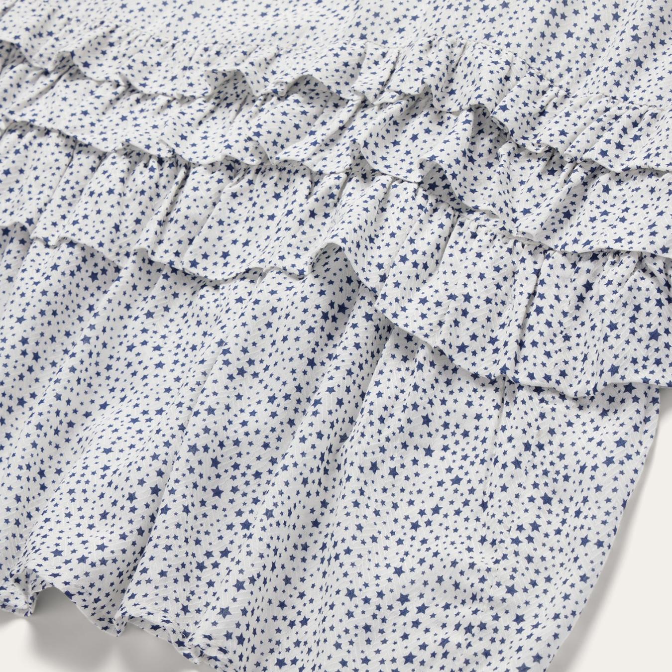 Women Midi | Stetson Stars Print Dress White