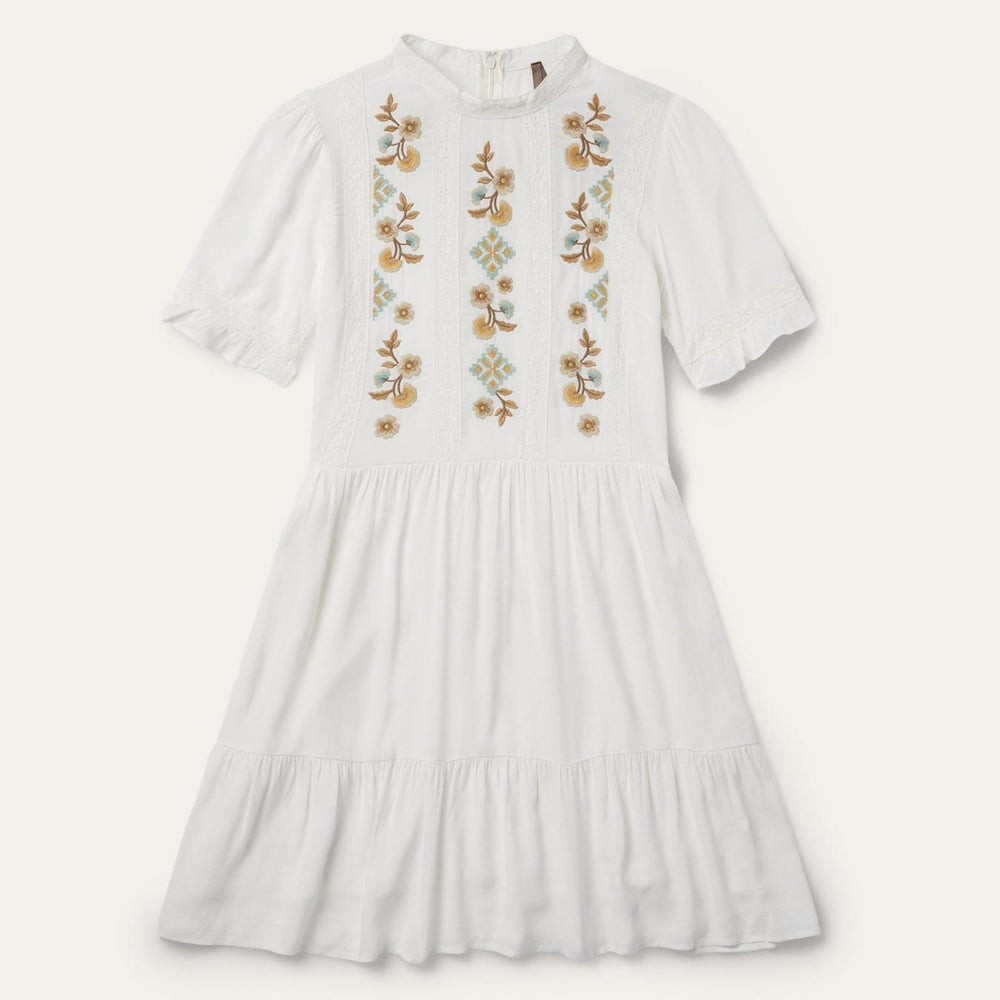 Women Mini | Stetson Flat Weave Dress White