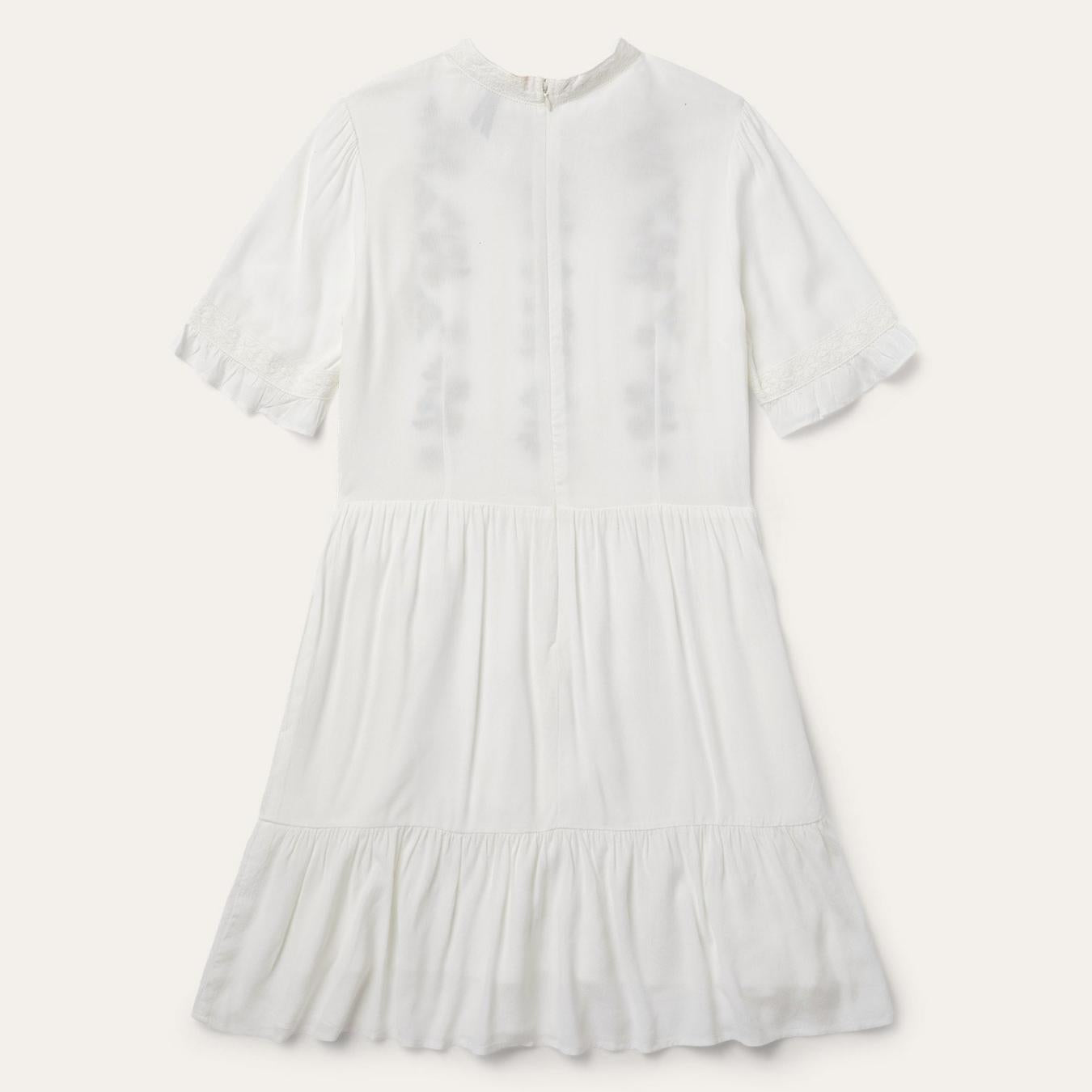 Women Mini | Stetson Flat Weave Dress White