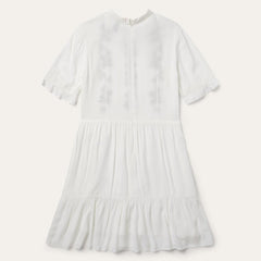 Women Mini | Stetson Flat Weave Dress White