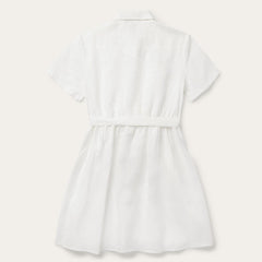 Women Mini | Stetson White Linen Shirt Dress White