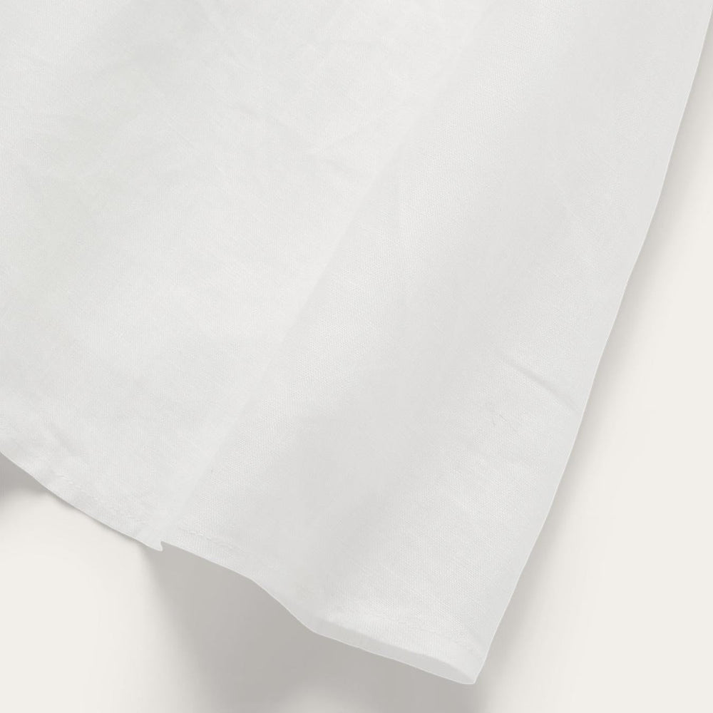 Women Mini | Stetson White Linen Shirt Dress White
