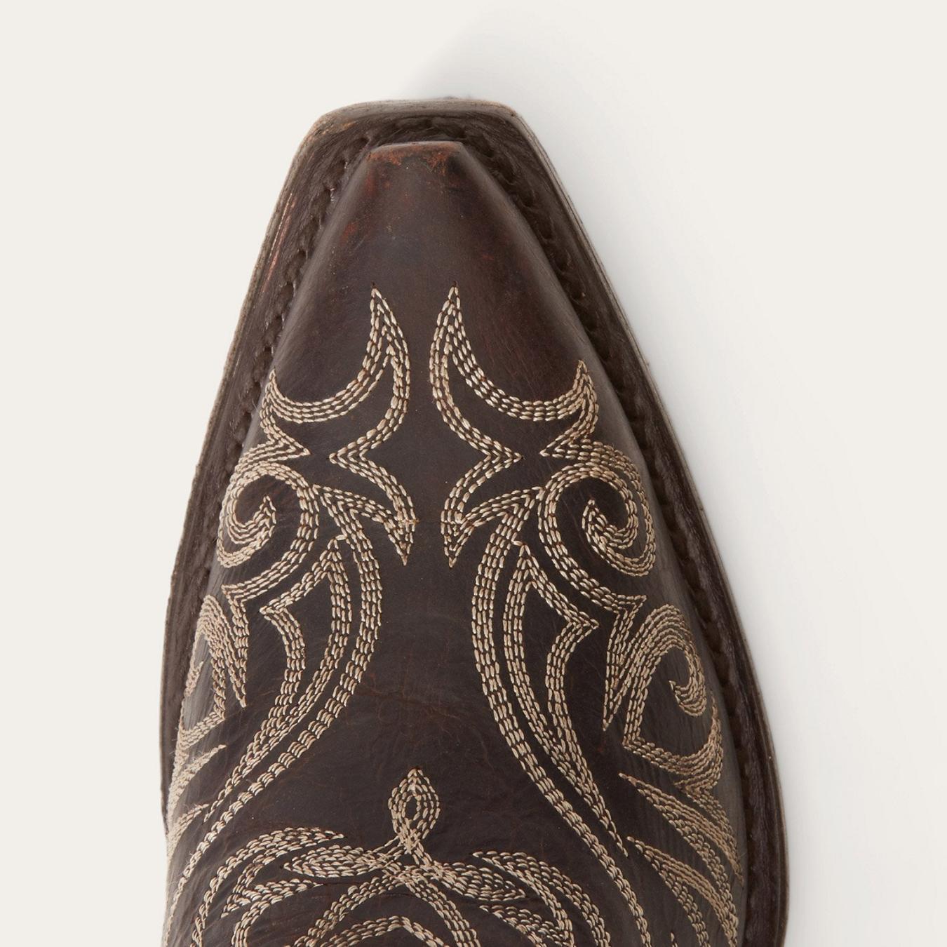 Women Mules | Stetson Adley Vintage Finished Leather Mules Brown