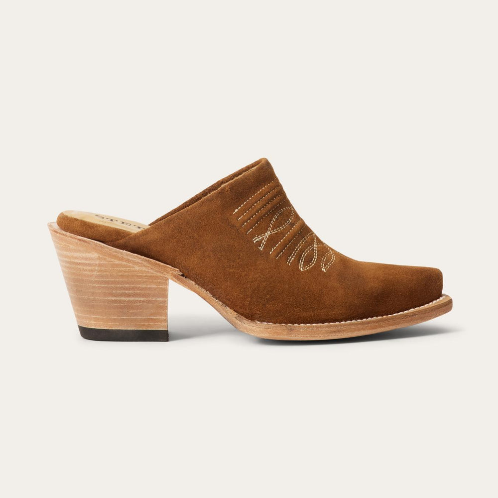 Women Mules | Stetson Reed Western Mules Brown