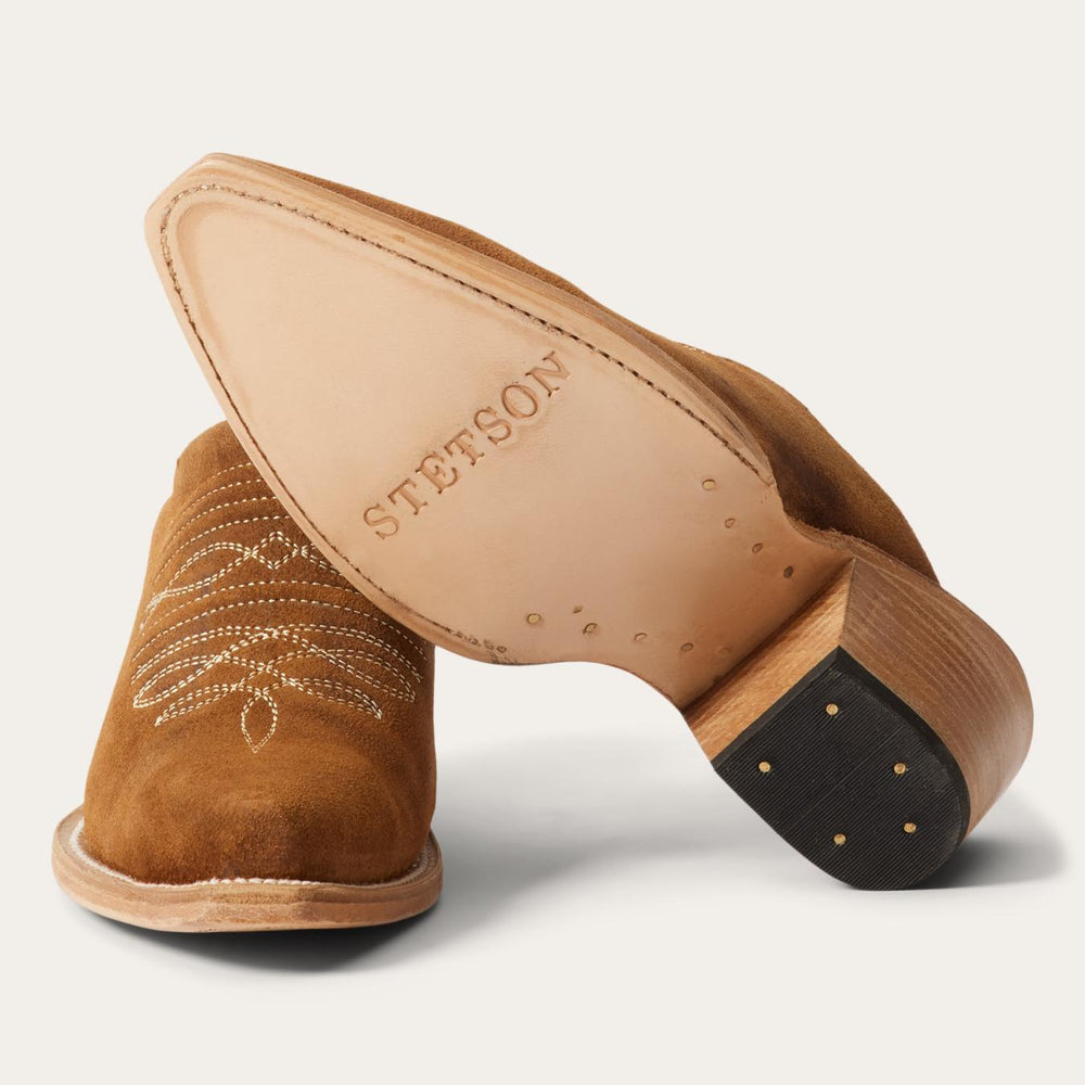 Women Mules | Stetson Reed Western Mules Brown