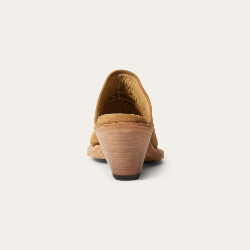 Women Mules | Stetson Reed Western Mules Tan