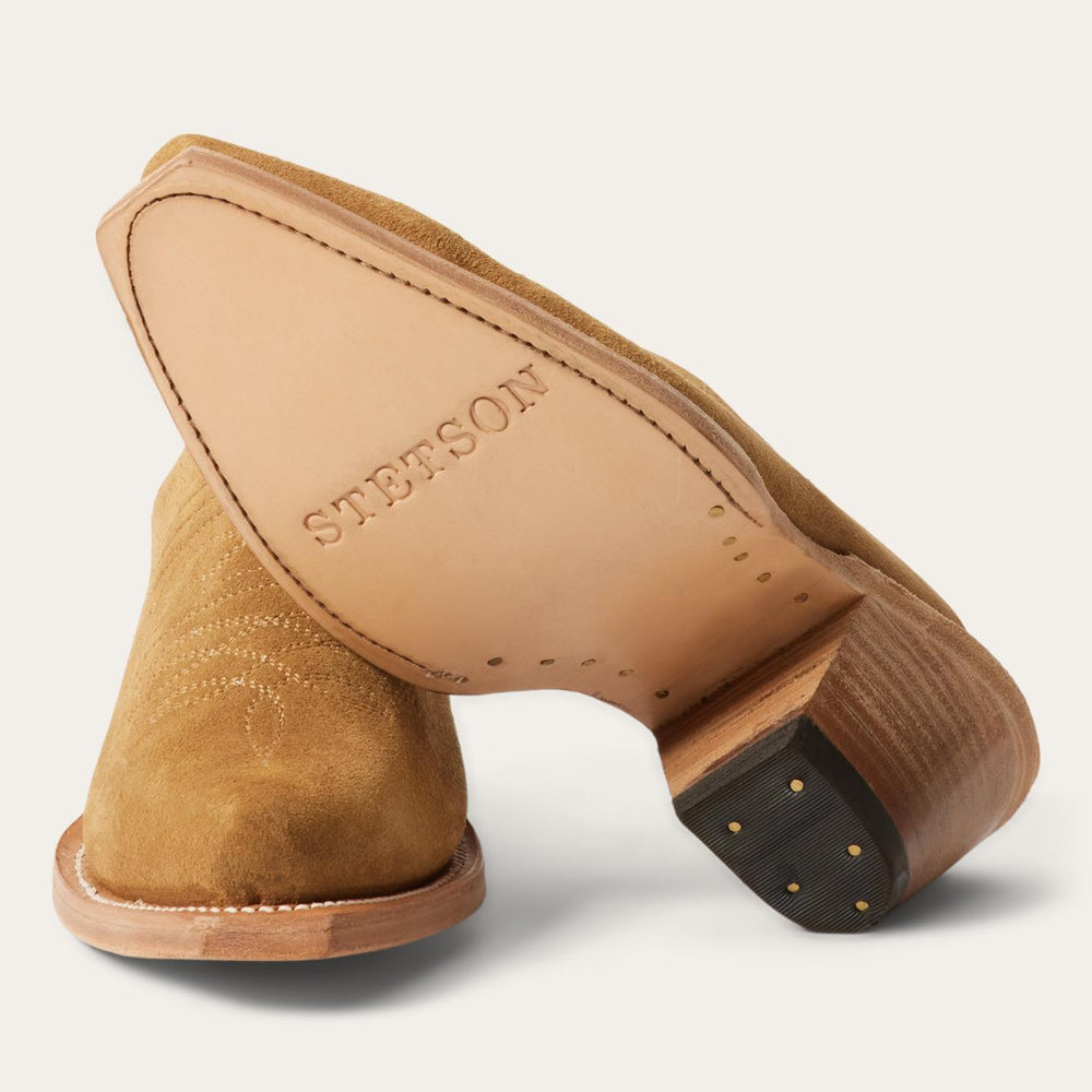 Women Mules | Stetson Reed Western Mules Tan