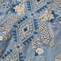 Women Shirt Dresses | Stetson Embroidered Denim Twill Shirt Dress Blue