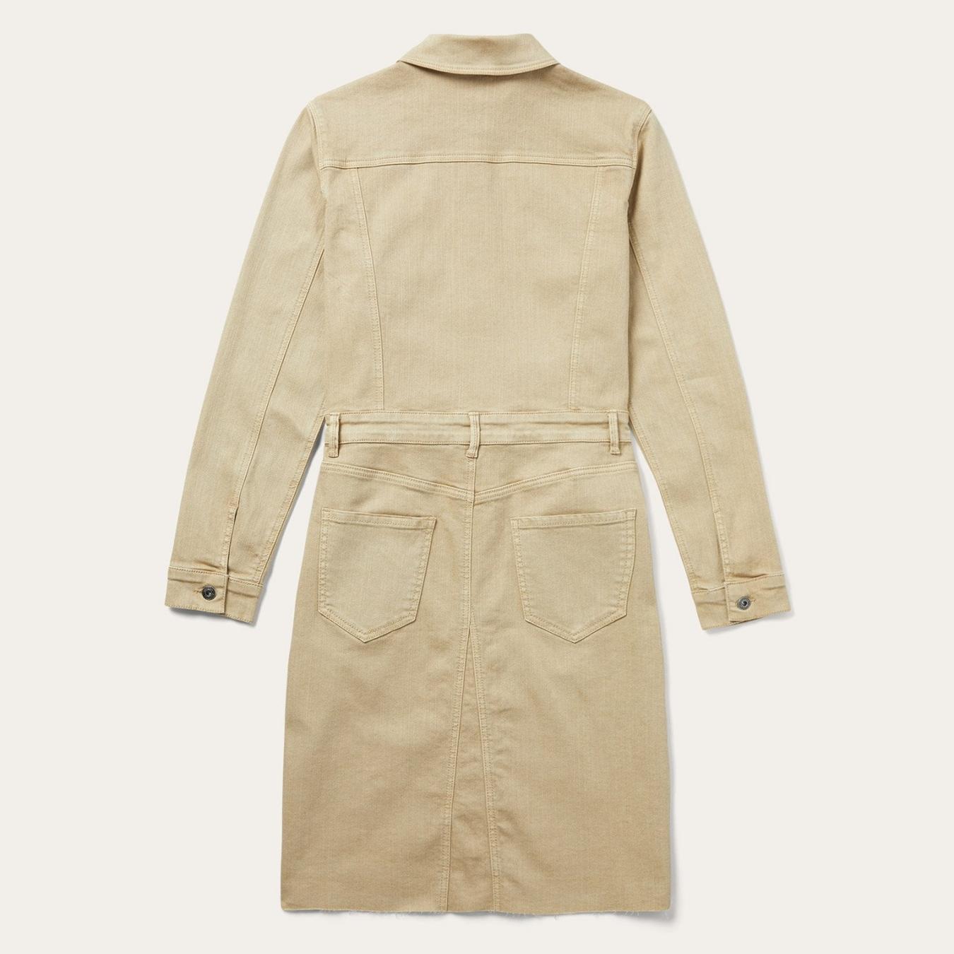 Women Shirt Dresses | Stetson Workwear Inspired Shirt Dress Tan