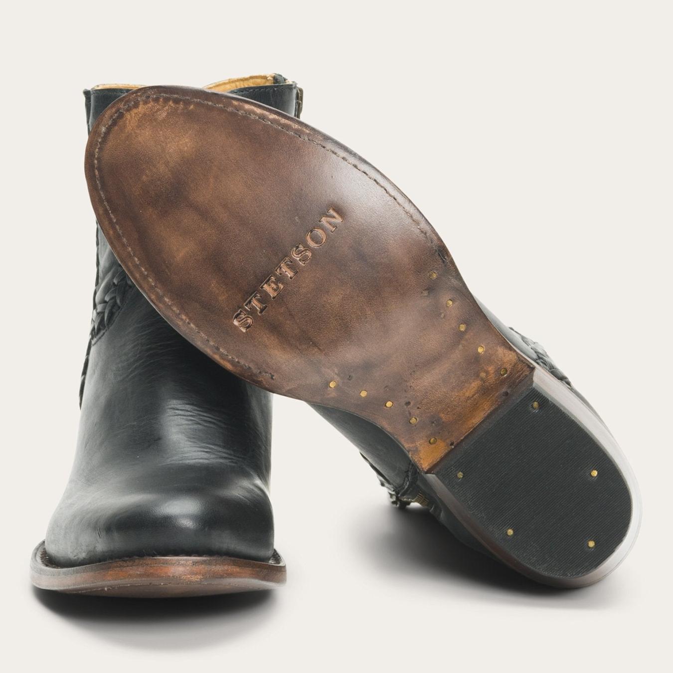 Women Shorties | Stetson Pixie Boots Black