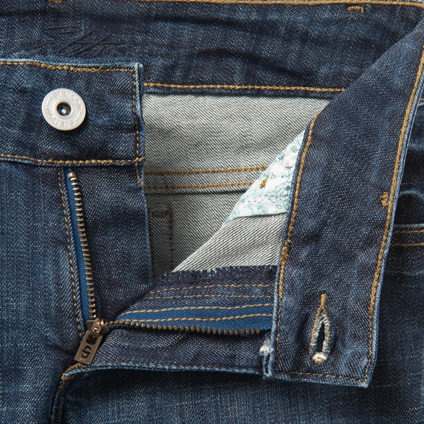 Women Skirts &amp; Shorts | Stetson Dark Wash Denim Shorts Blue