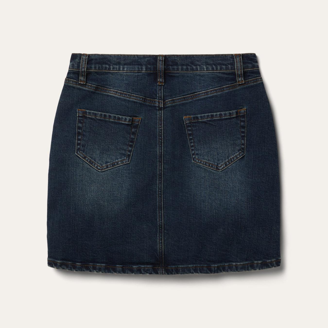 Women Skirts &amp; Shorts | Stetson Stretch Denim 5-Pocket Skirt Blue