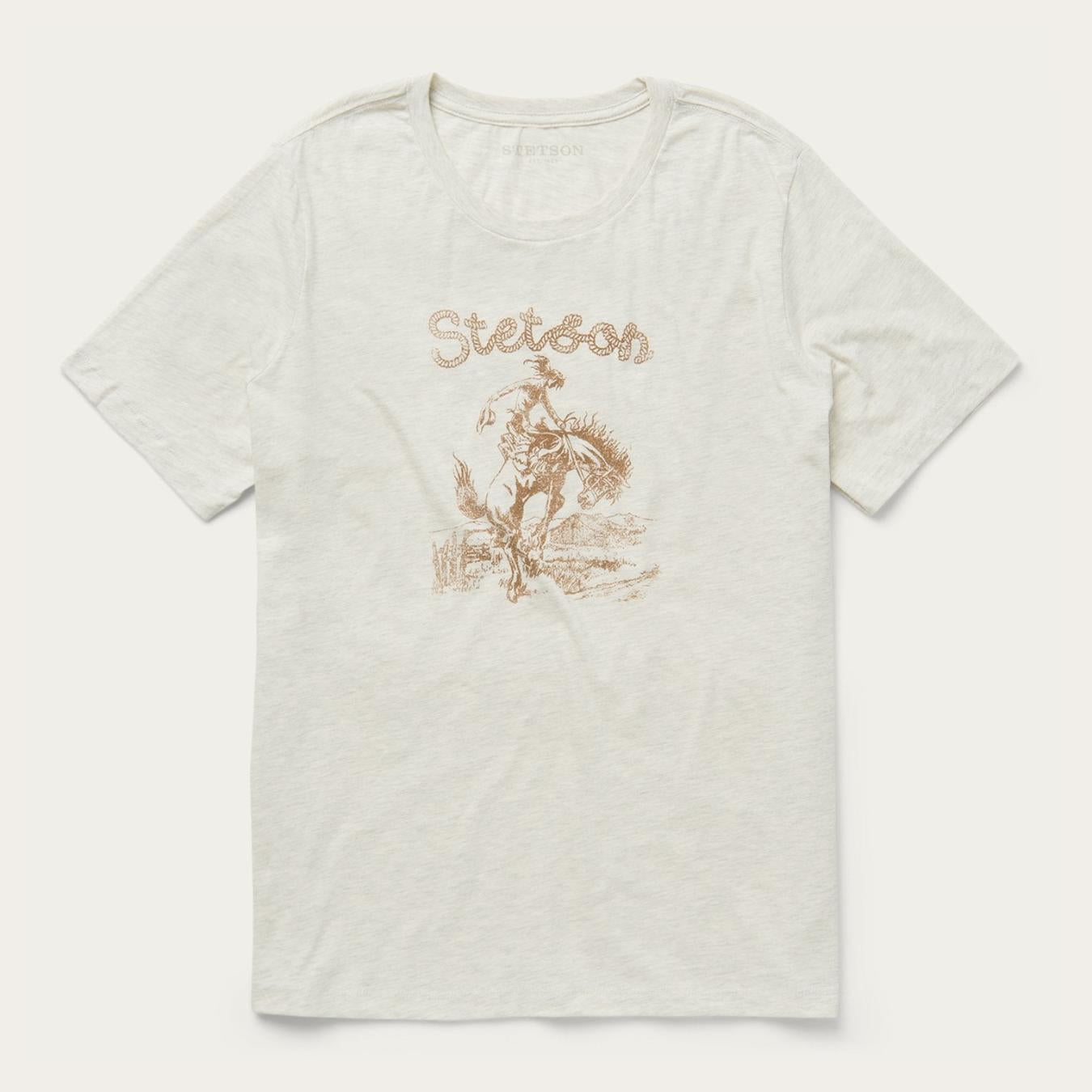 Women Tees | Stetson Giddy Up Graphic Tee White