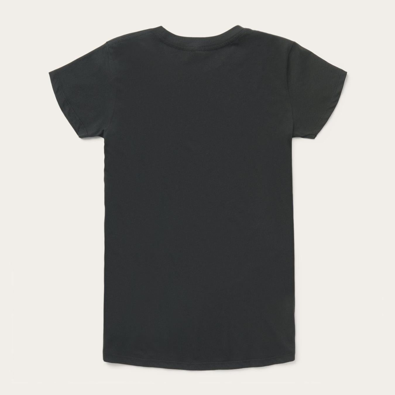 Women Tees | Stetson Rope Print Graphic Tee Black