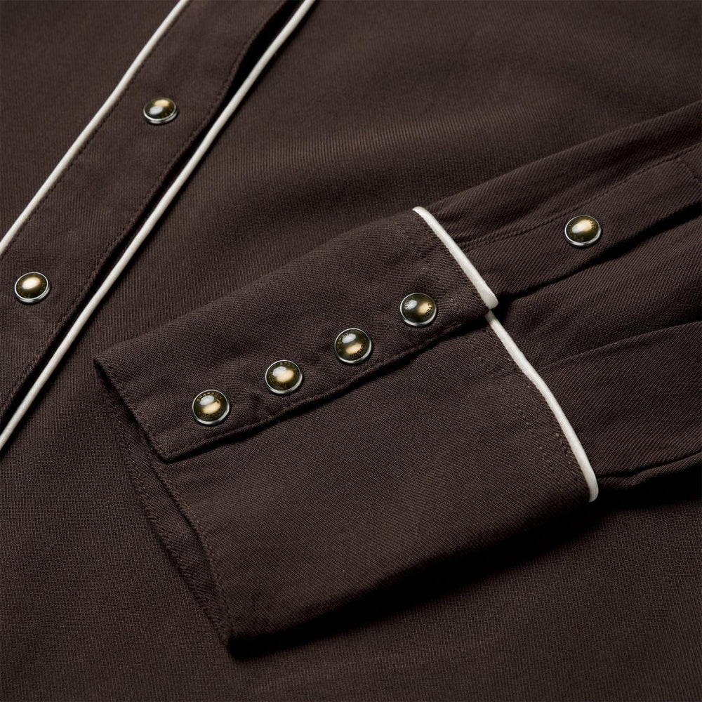 Women Western Shirts | Stetson Embroidered Western Shirt Brown