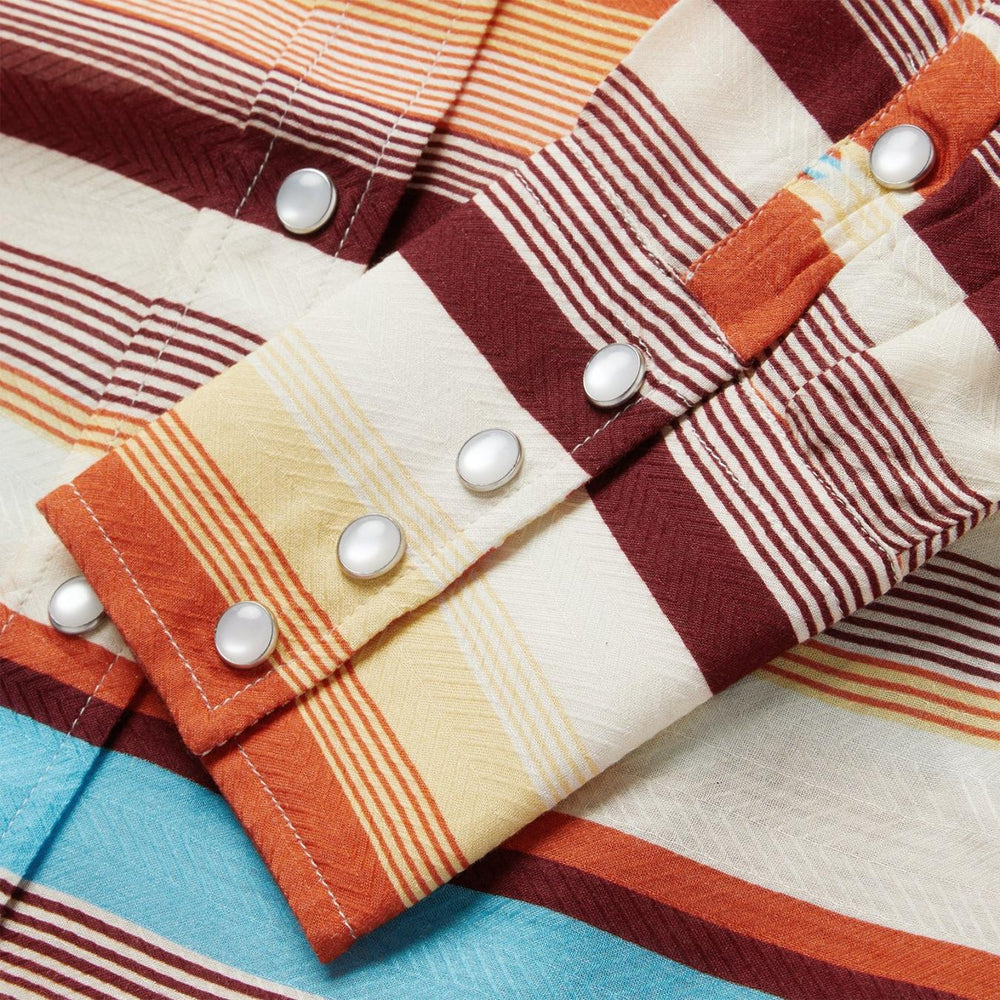 Women Western Shirts | Stetson Sunset Serape Print Western Shirt Multi
