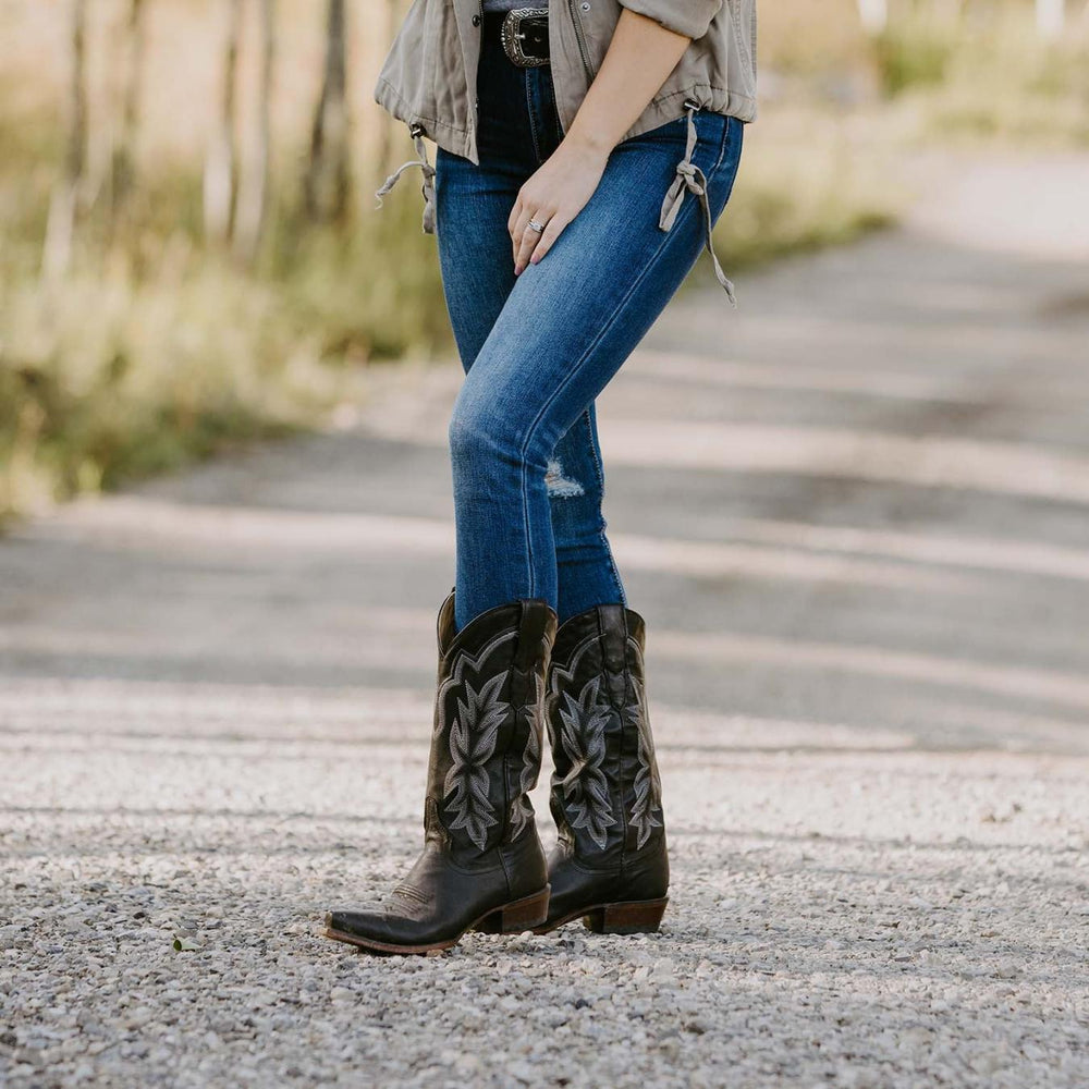Women Western | Stetson Casey Boots Black
