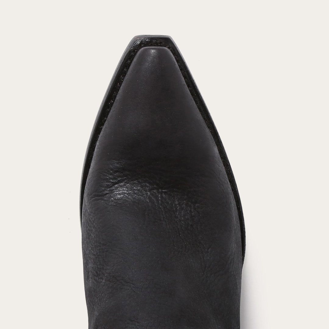 Women Western | Stetson Glam Over-The-Knee Fringe Boot Black Leather