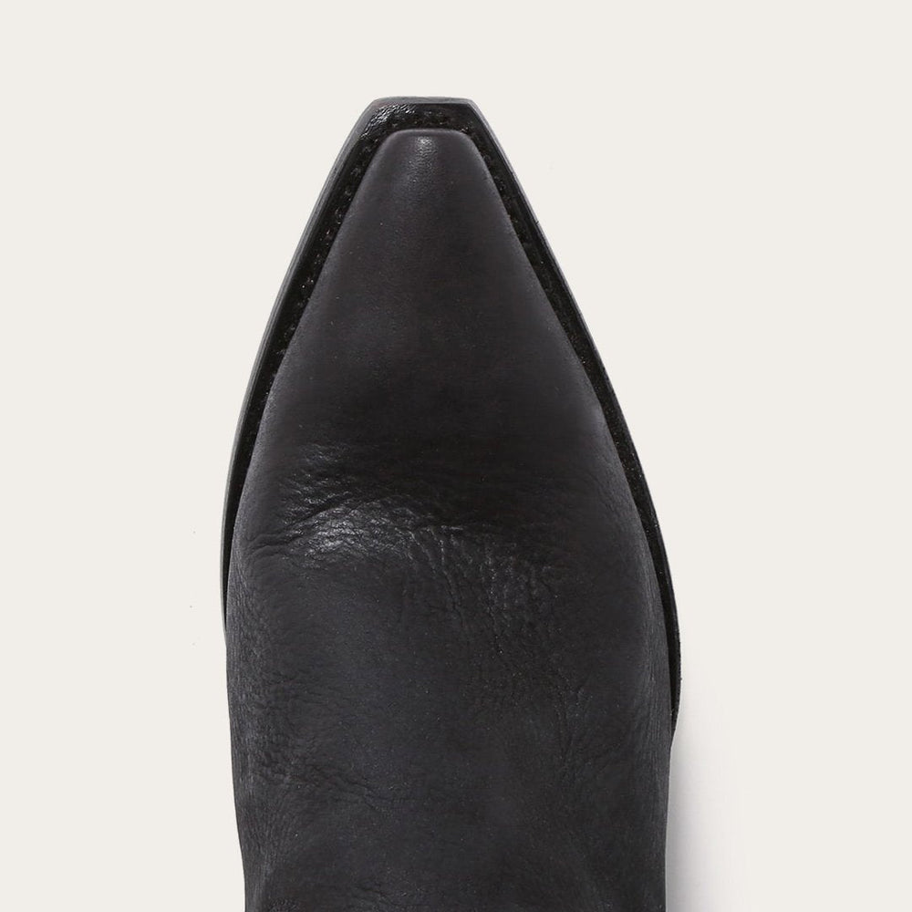 Women Western | Stetson Glam Over-The-Knee Fringe Boot Black Leather
