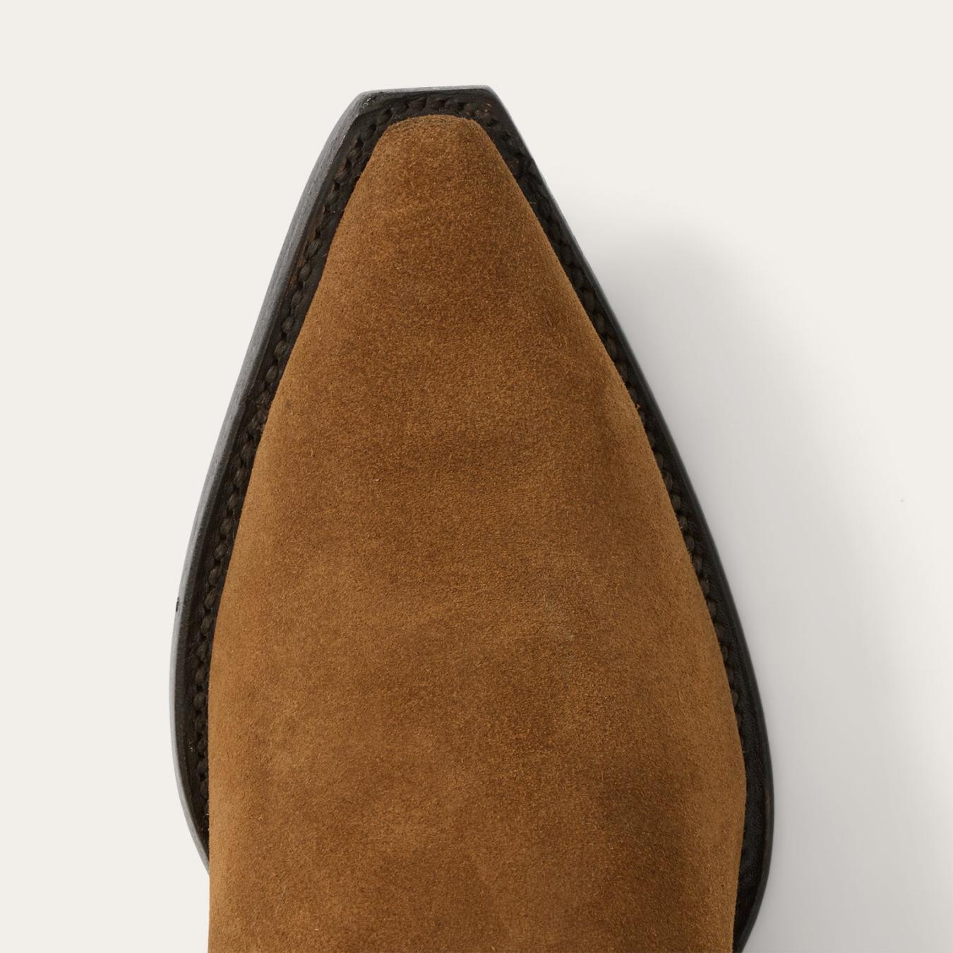 Women Western | Stetson Glam Over-The-Knee Fringe Boot Tan Suede
