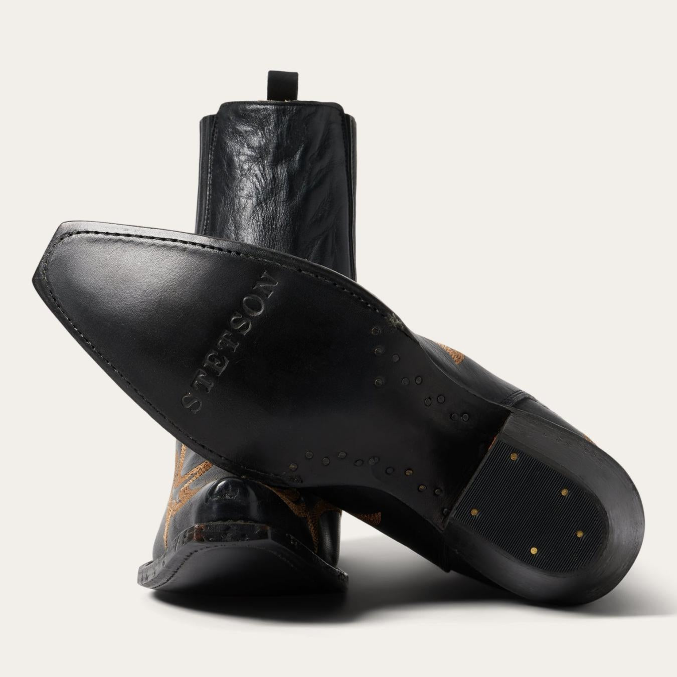 Women Western | Stetson Greta Boots Black