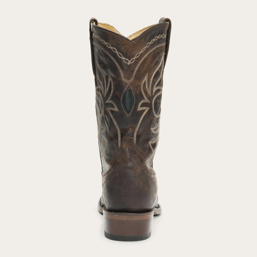 Women Western | Stetson Iris Mid-Calf Embroidered Boot Brown