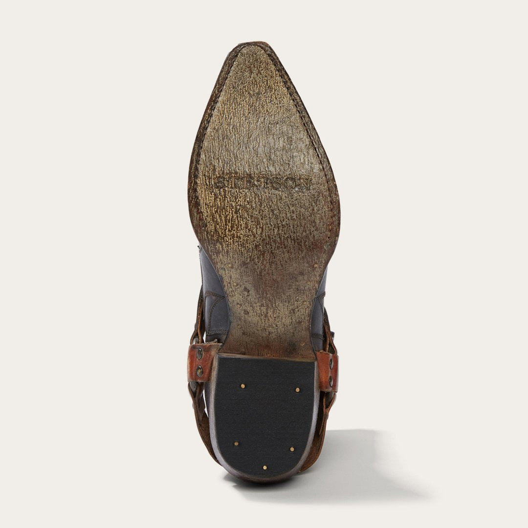 Women Western | Stetson Jade Harness Ankle Boot Brown