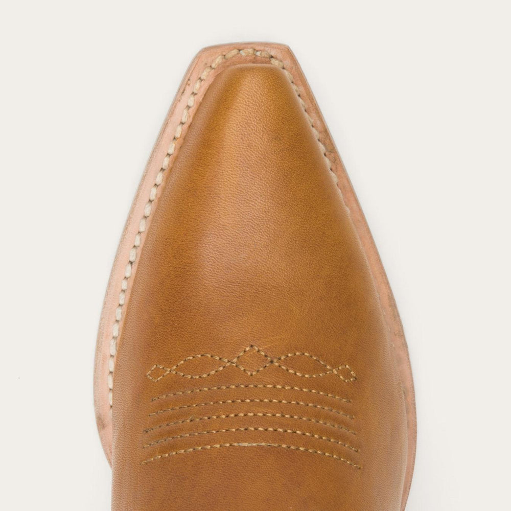 Women Western | Stetson Jules Hand Tooled Leather Boot Brown