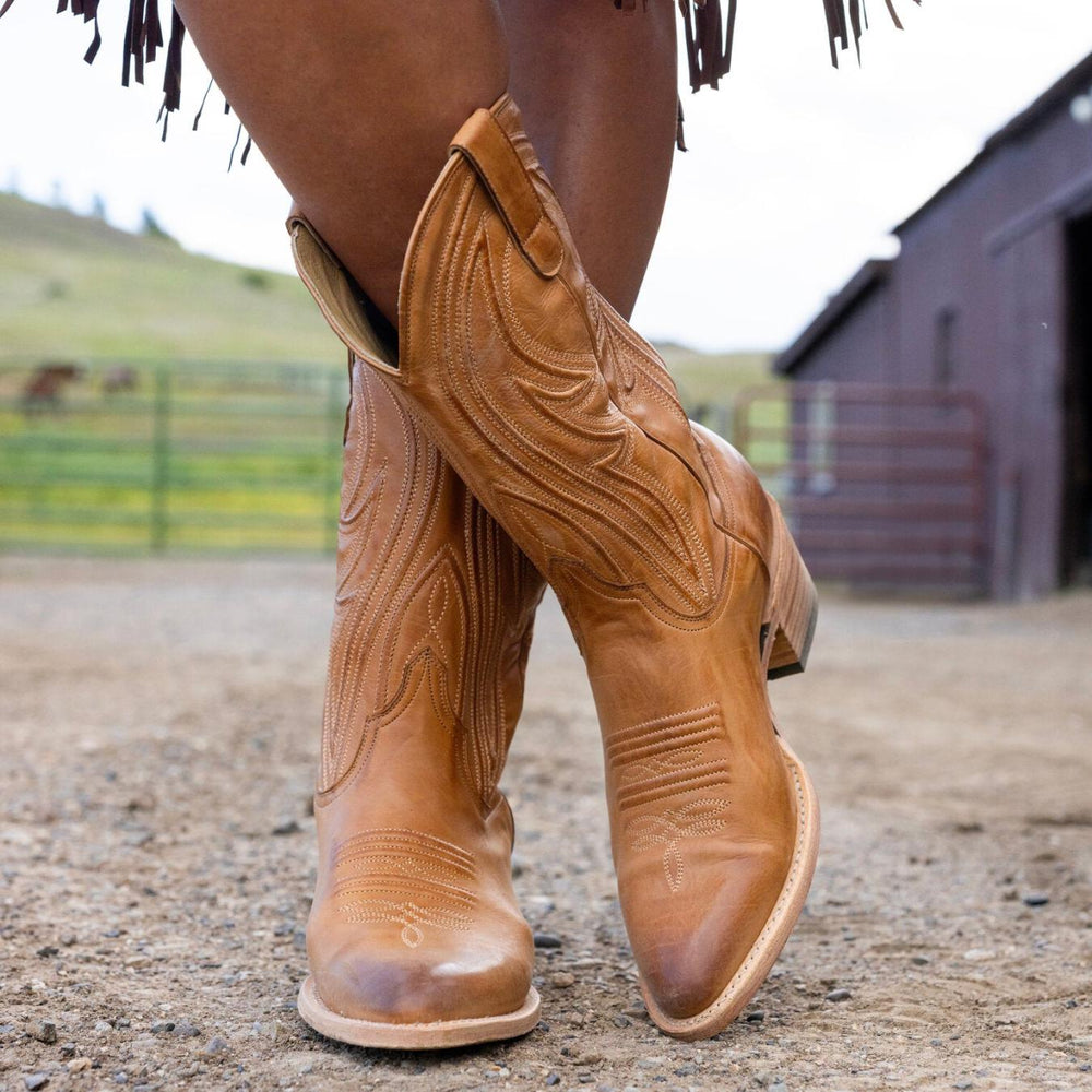 Women Western | Stetson Nora Boots Tan