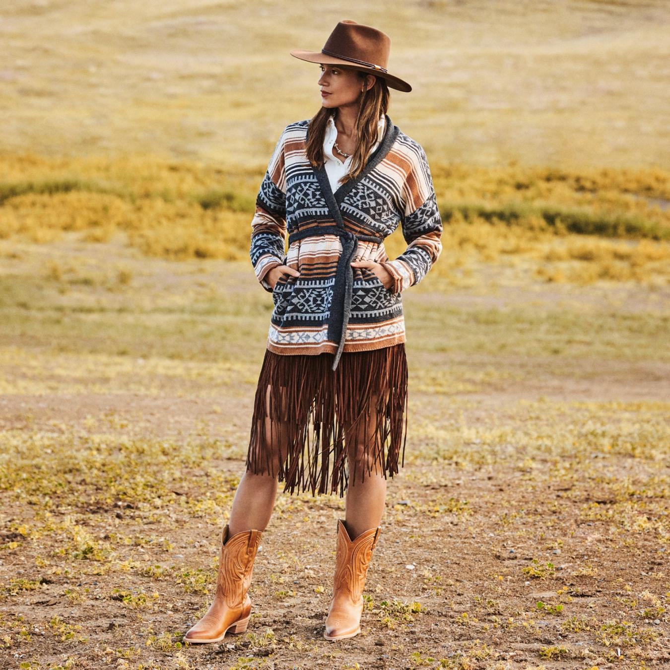 Women Western | Stetson Nora Boots Tan