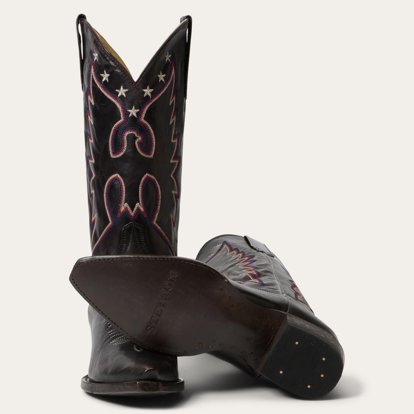 Women Western | Stetson Reagan Boots Brown