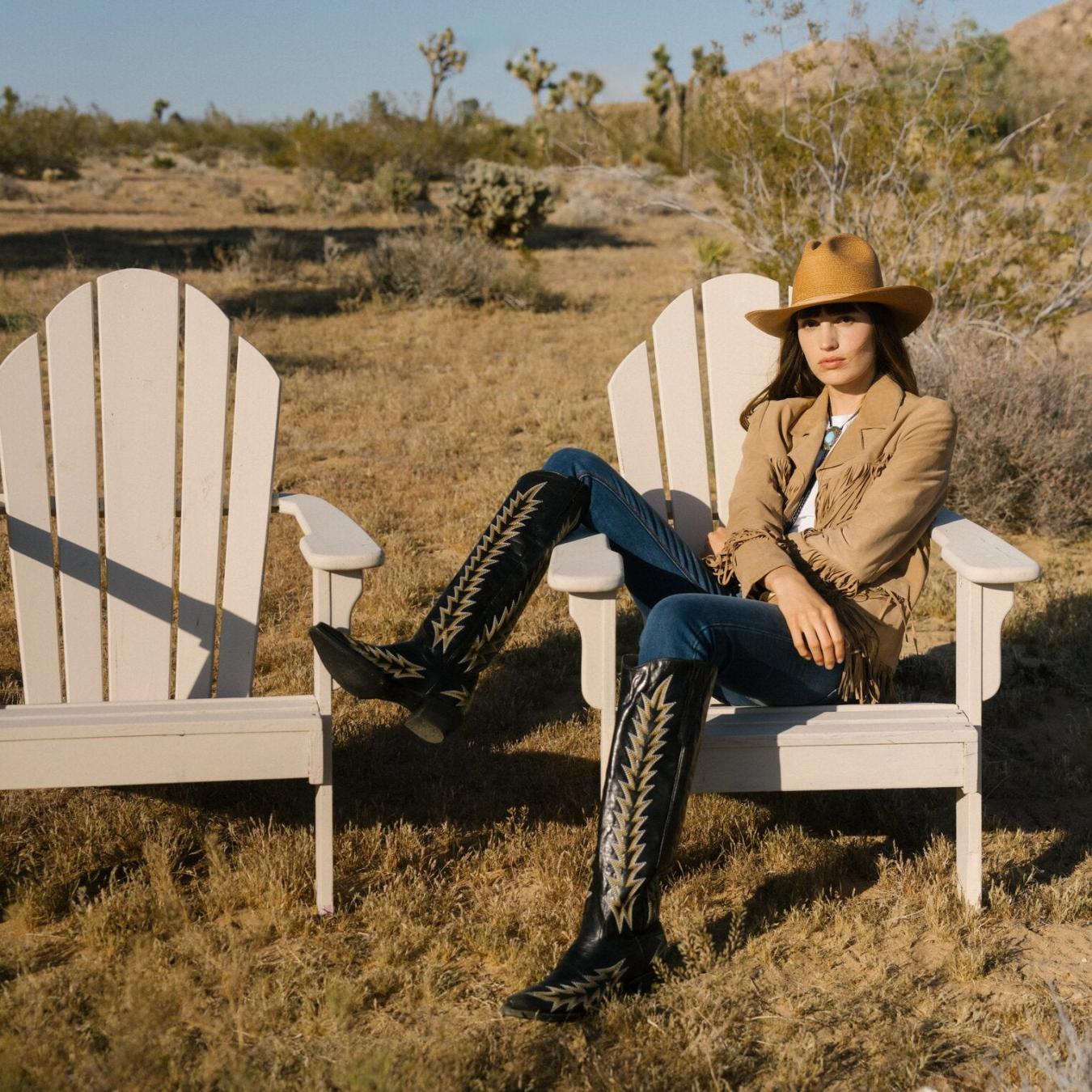 Women Western | Stetson Sarah Boots Black