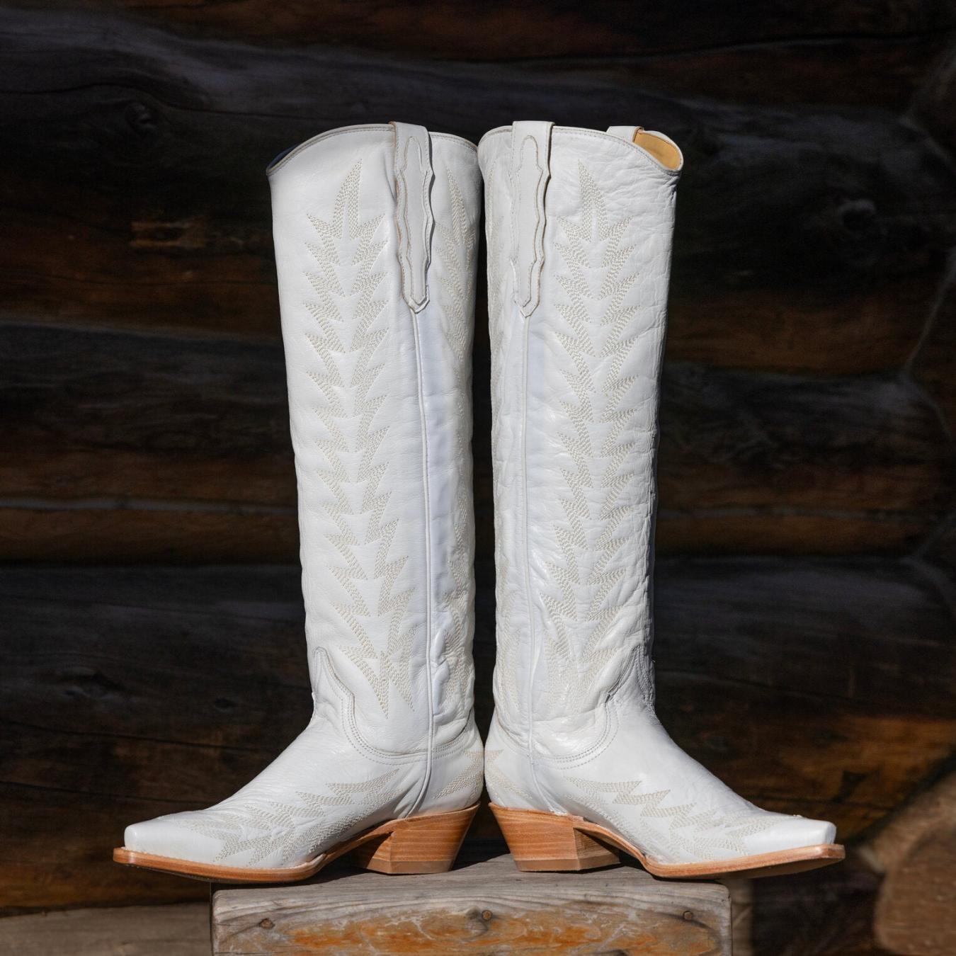 Women Western | Stetson Sarah Boots White