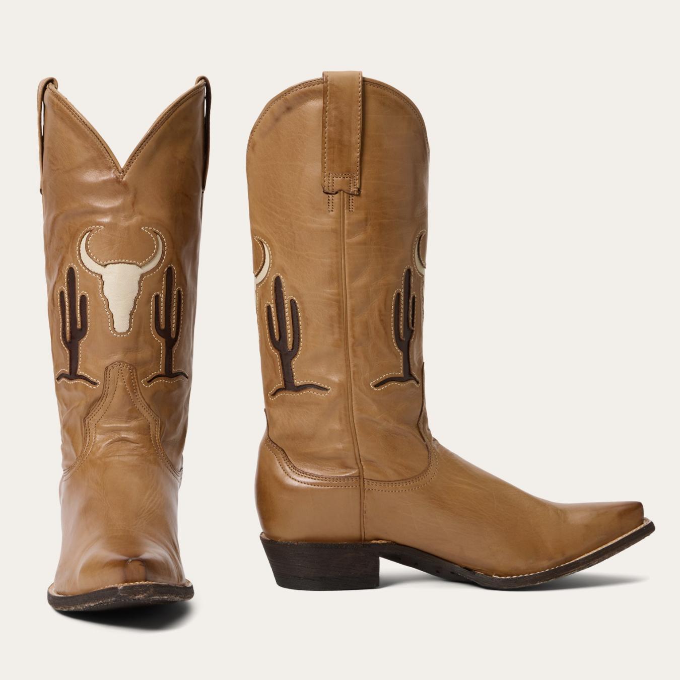 Women Western | Stetson Tucson Boots Tan